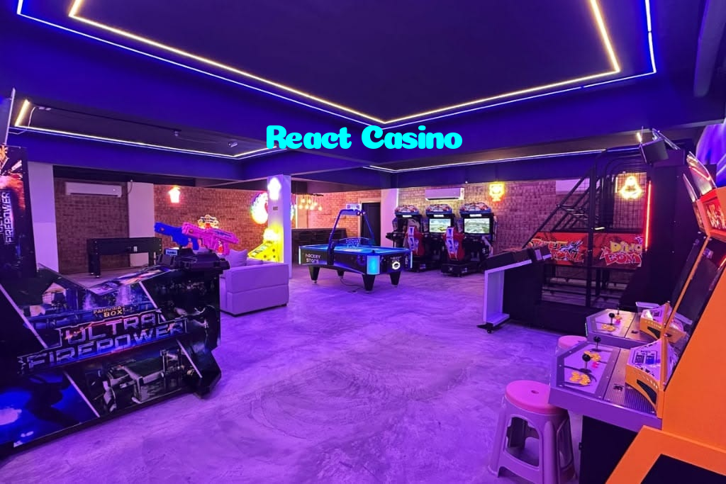 React Casino خوش آمدید بونس +600% پیشکش موبائل ایپ کے پروموشن سیکشن میں دکھائی دیتی ہے۔